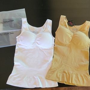 2 Pack Shaping Camis with removable padding